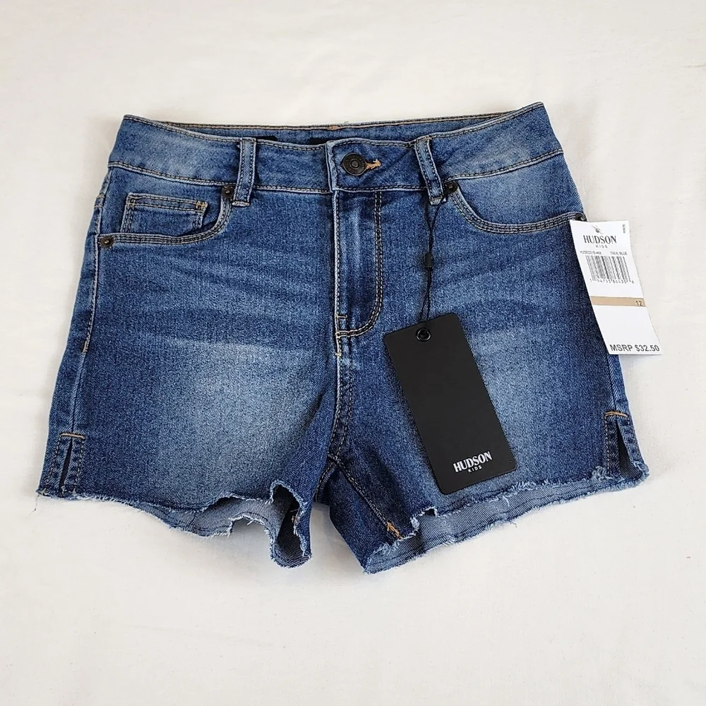 Hudson Kids Mid Rise Short Jeans Shorts